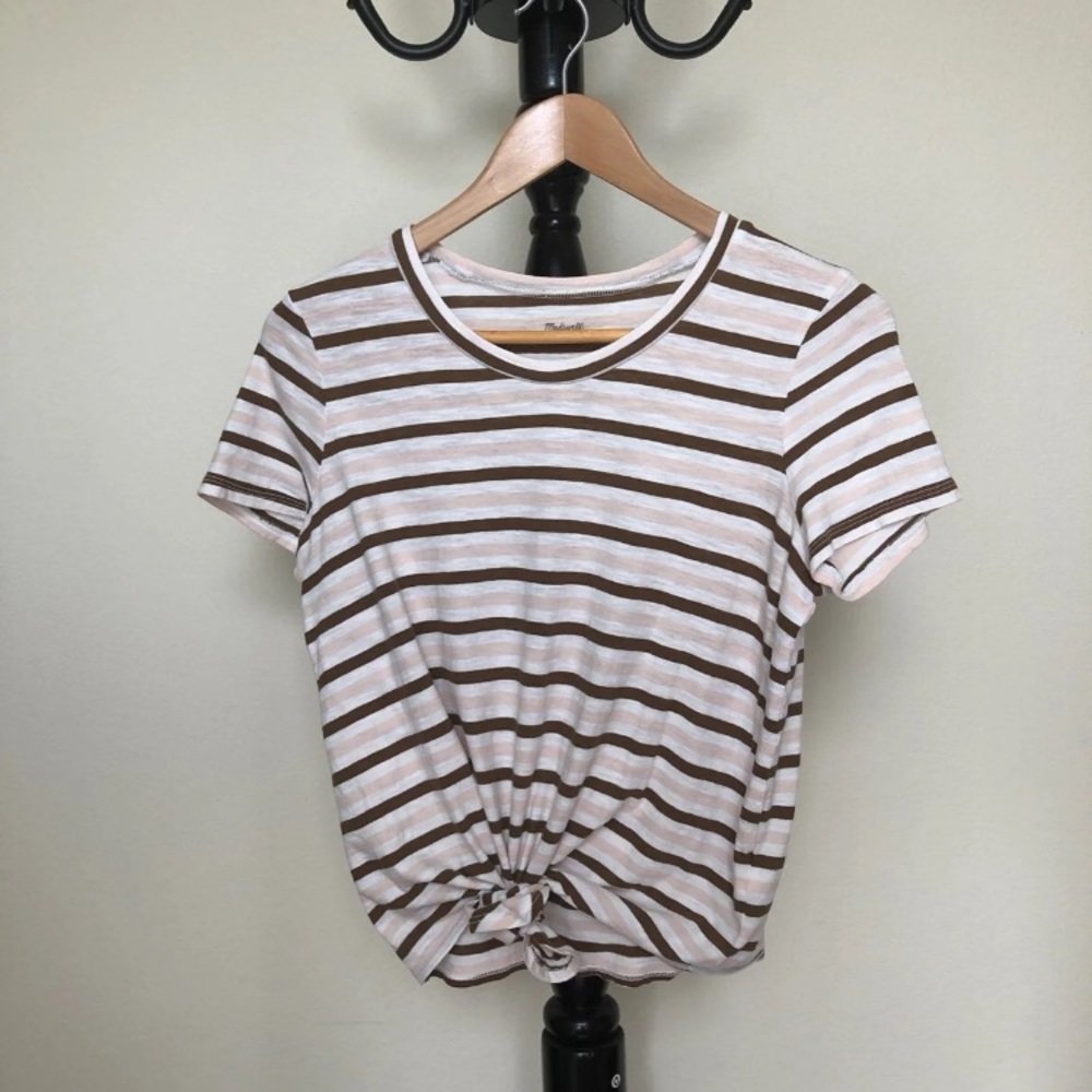 Madewell Knot-Front Tee